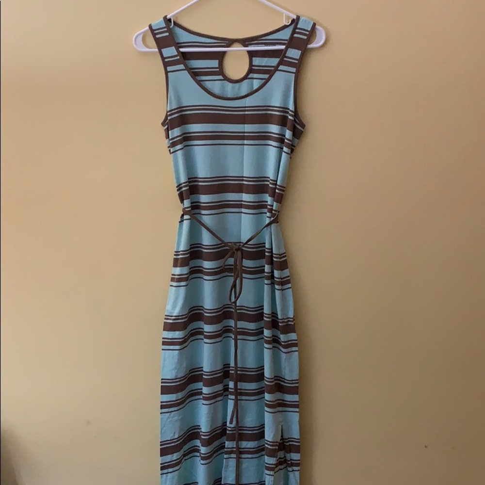Size small striped maxi dress